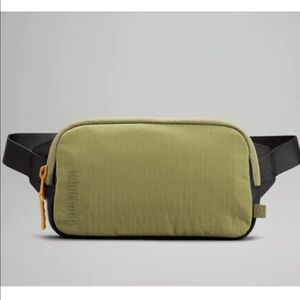Lululemon Mini Belt Bag Olive/Black/Orange NWT